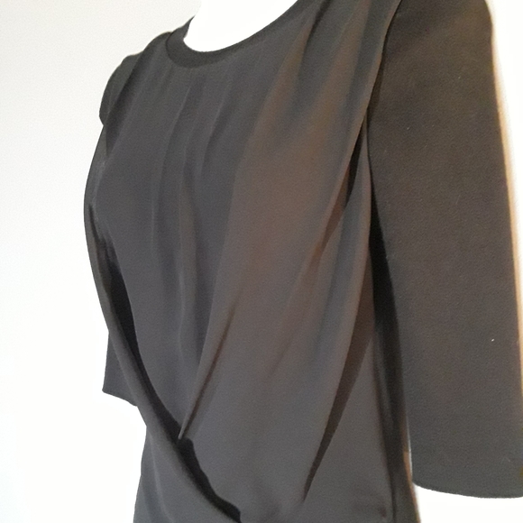 All Saints Kafa Black Wool Sweater Dress, S - Picture 5 of 6